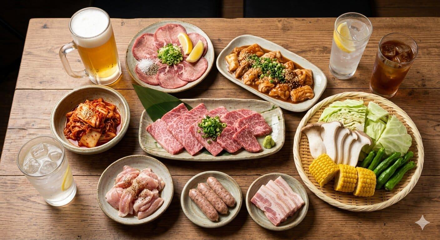 天空のコース料理